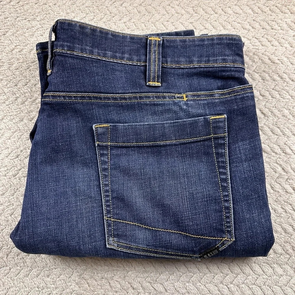 511 Tactical Jeans Men's 40x36 Tall Blue Defender Straight Leg Workwear Country